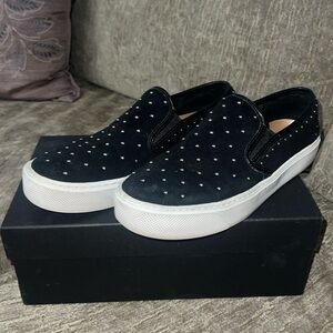 Coach Cameron Studded Suede Slip-Ons - gently used - 8.5